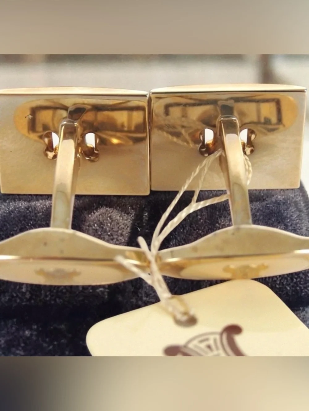 Celine Triomphe Two-Tone Cufflinks ✨🤩